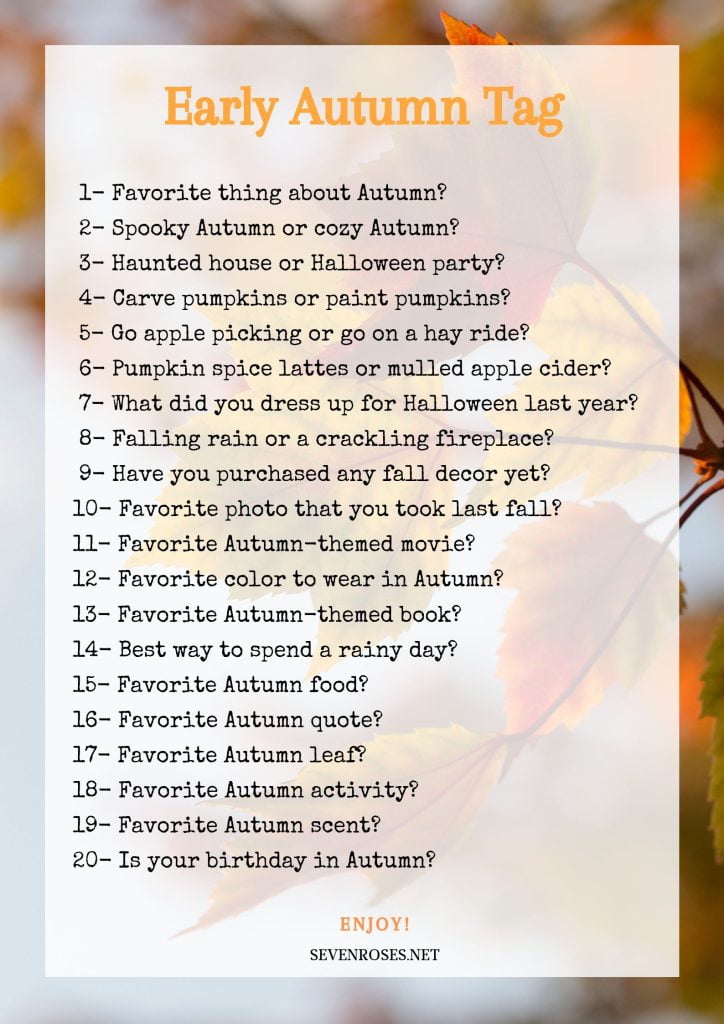 best autumn questions