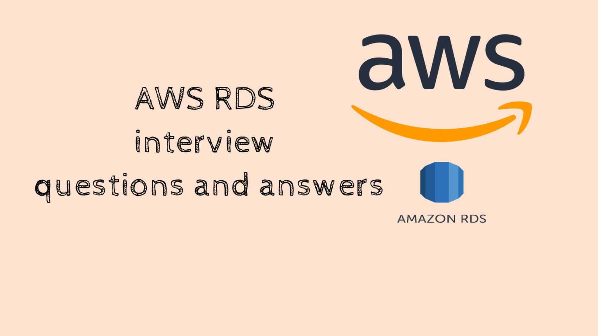 best aws rds interview questions