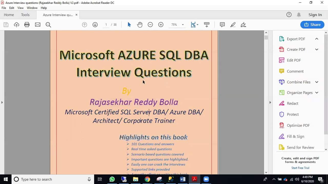 best azure sql dba interview questions