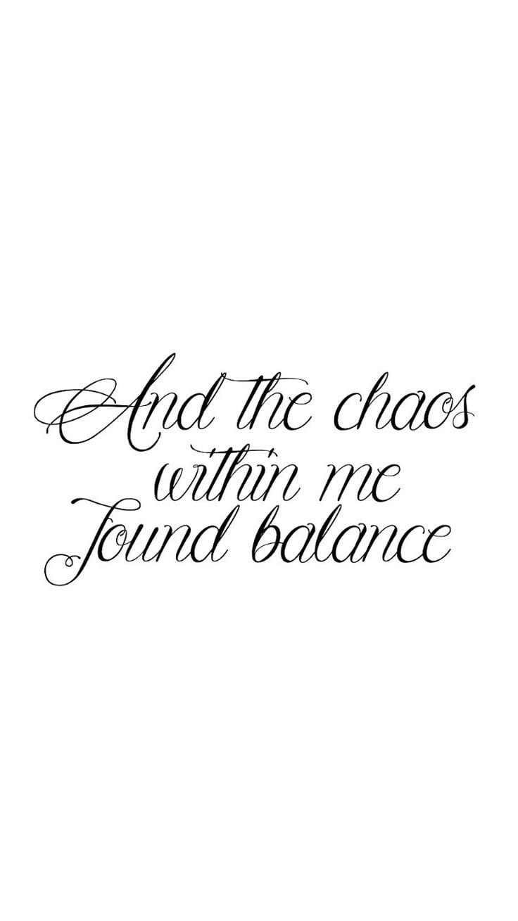 best balance tattoo quotes