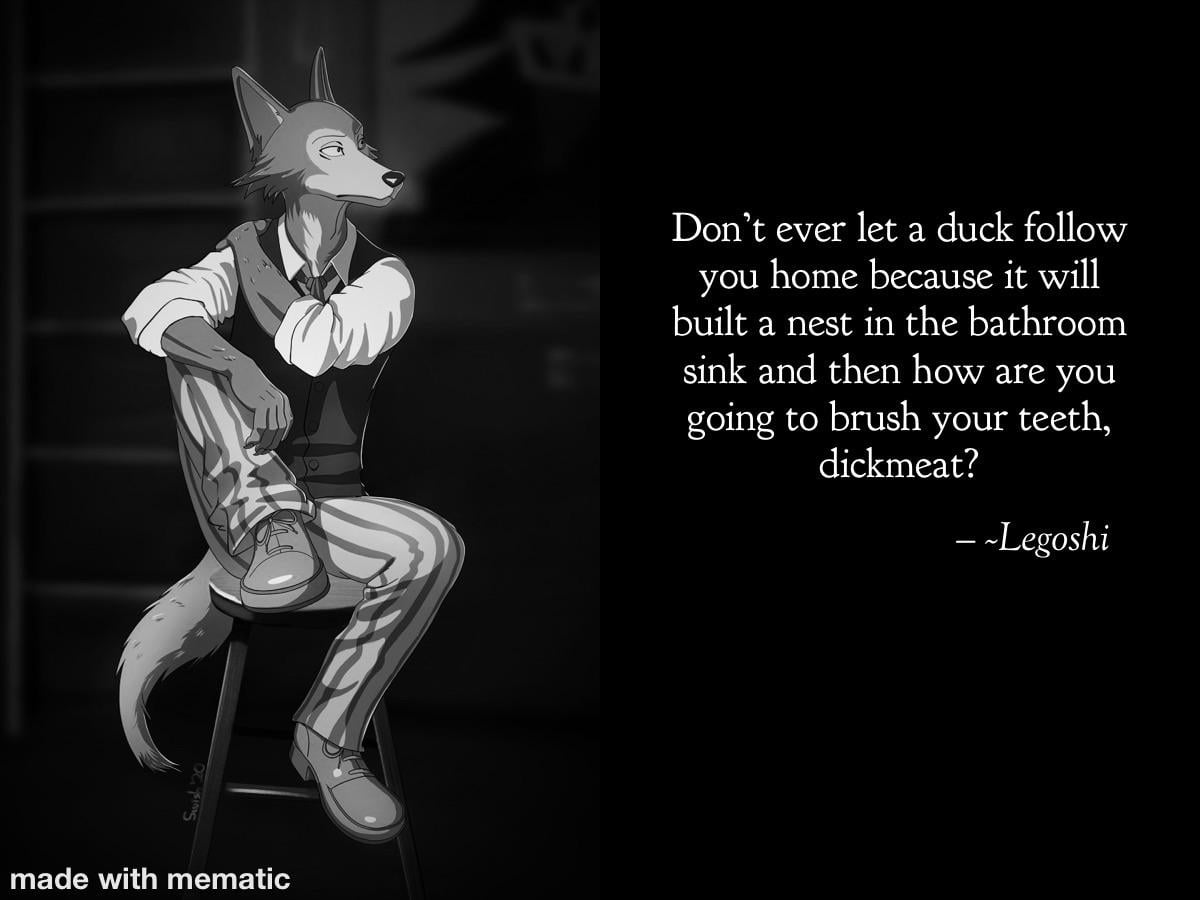 best beastars quotes