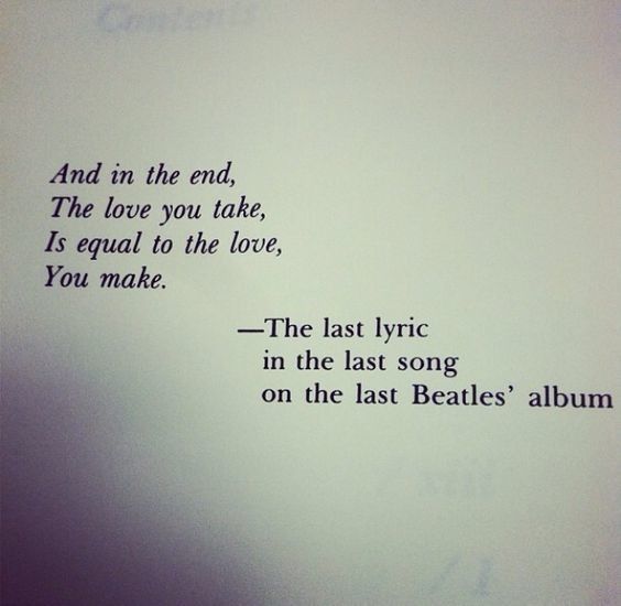 best beatles quotes lyrics