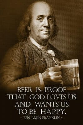 best beer quotes benjamin franklin