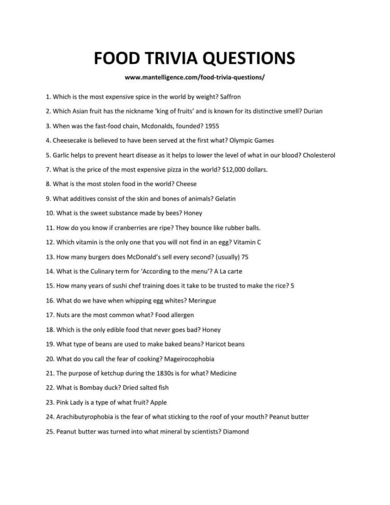 best before and after trivia questions