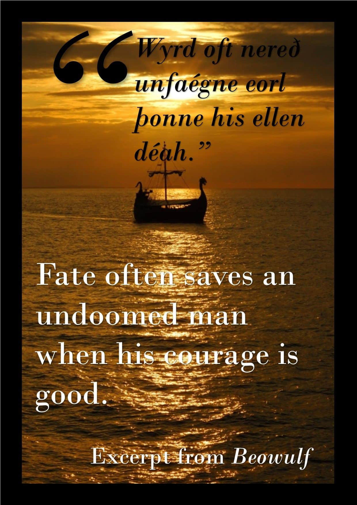 best beowulf bravery quotes