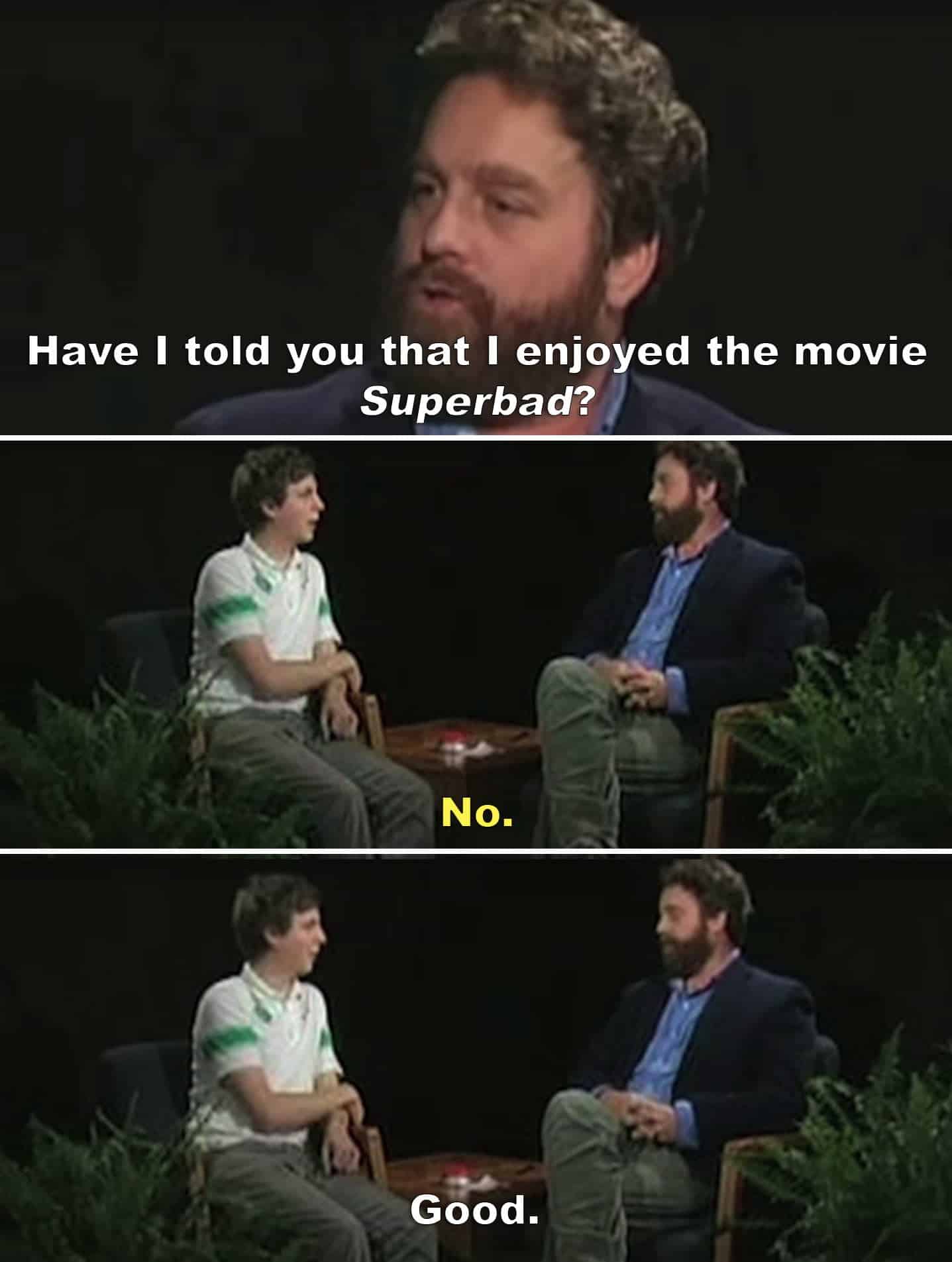 best between two ferns questions