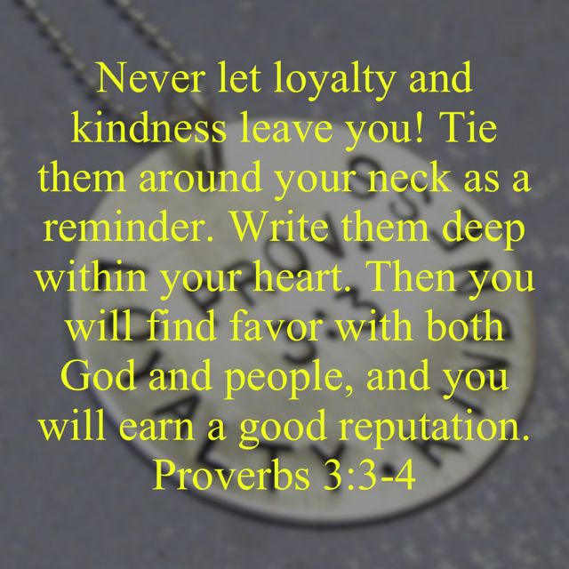 best bible quotes about loyalty