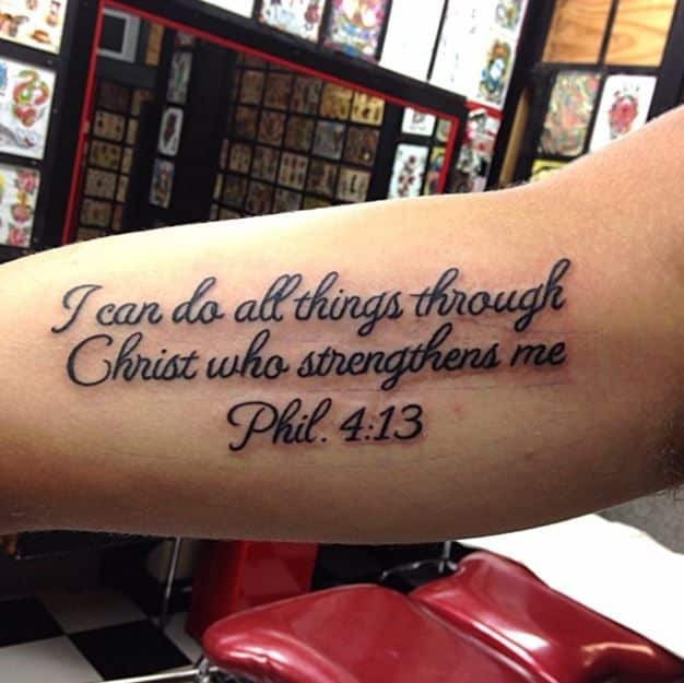 best bible quotes tattoos for guys