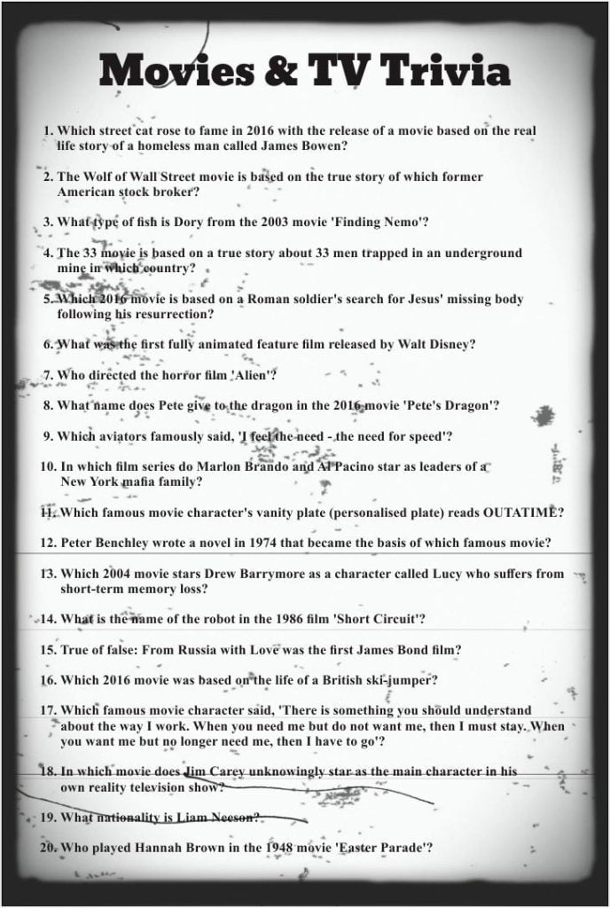 best black tv trivia questions