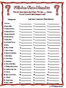 best blank questions spoken parlor game