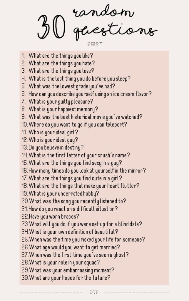 best blind questions