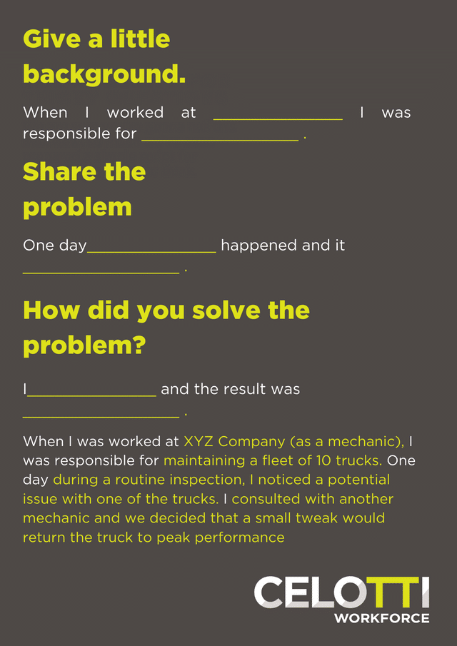 best blue collar interview questions