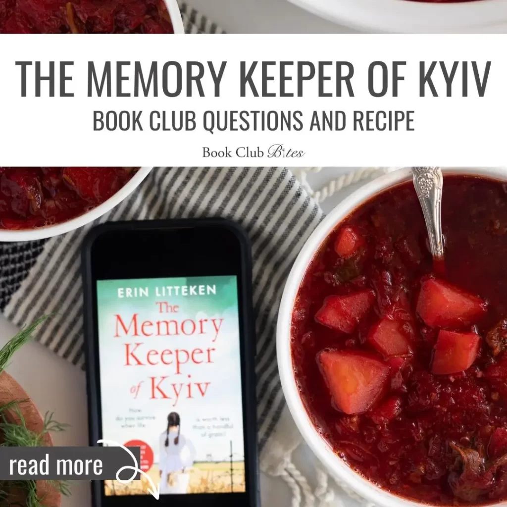 best book club questions for the memory keeper of kyiv
