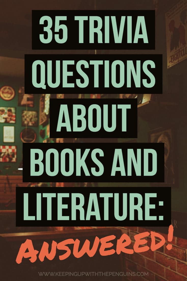 best book trivia questions