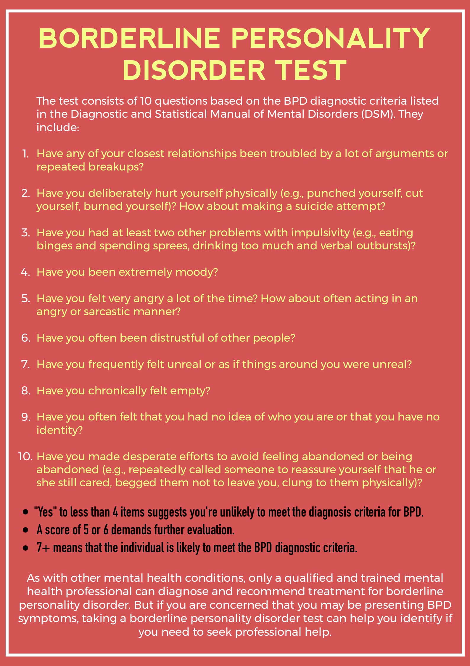 best borderline personality disorder questions