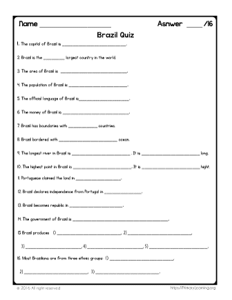 best brazil questions