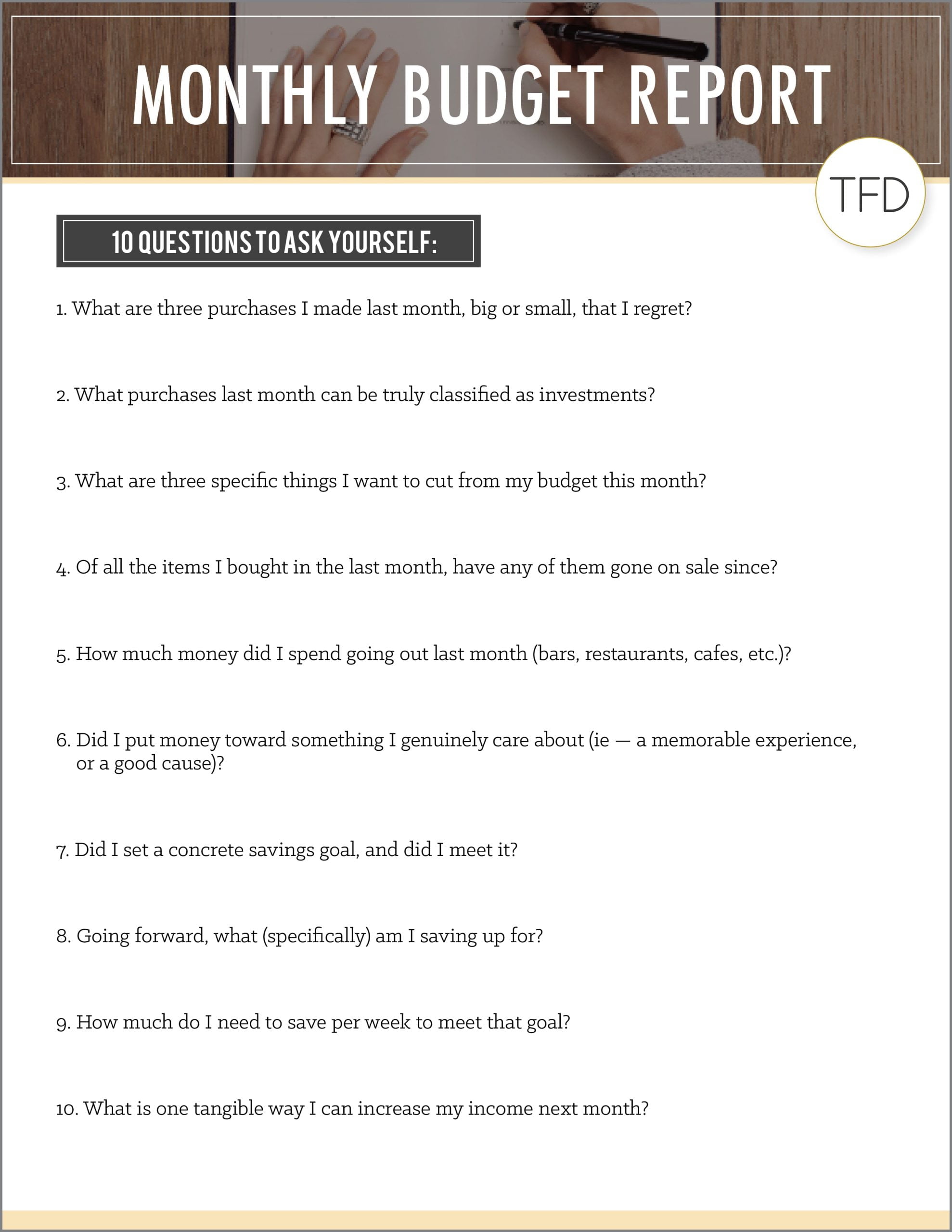 best budget questions for scaled