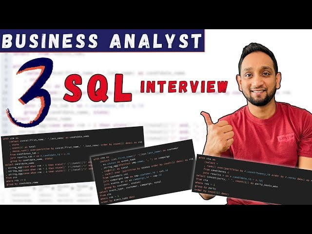 best business analyst sql questions