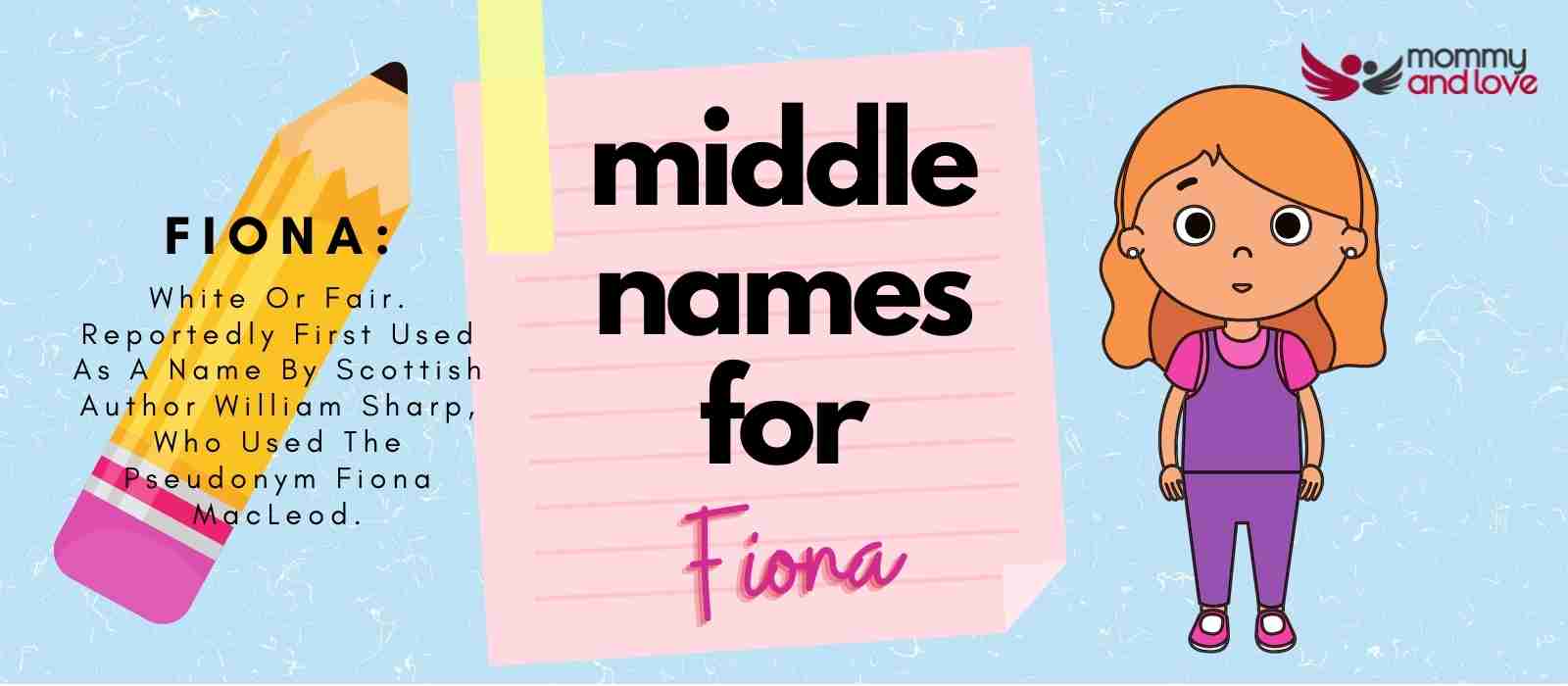 best middle name for fiona