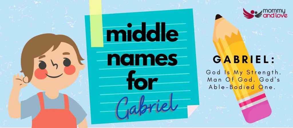 best middle name for gabriel
