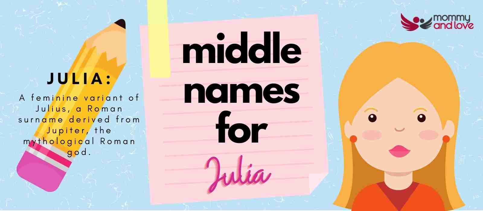 best middle name for julia