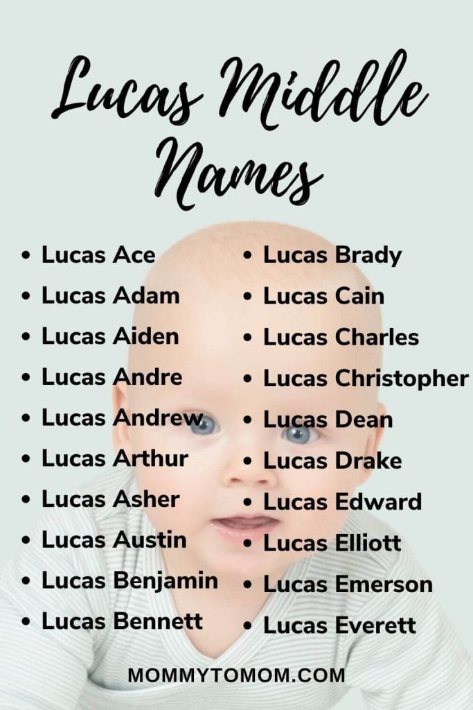 best middle name for lukas