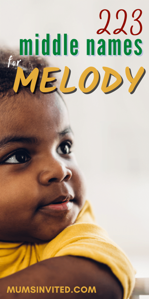 best middle name for melody