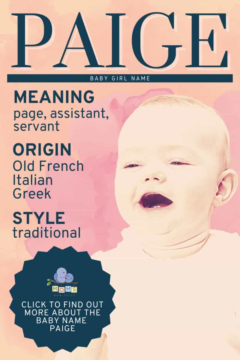 best middle name for paige