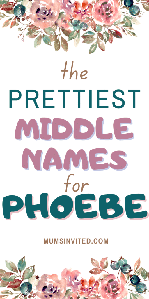 best middle name for phoebe