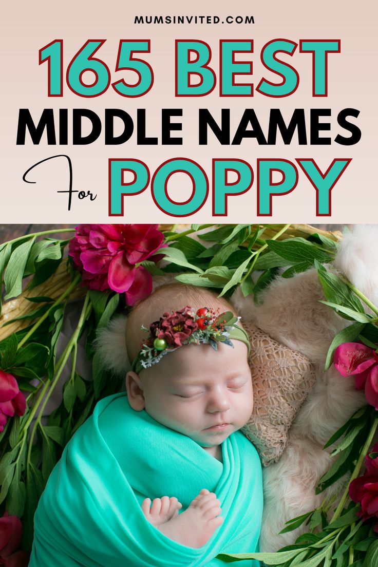 best middle name for poppy