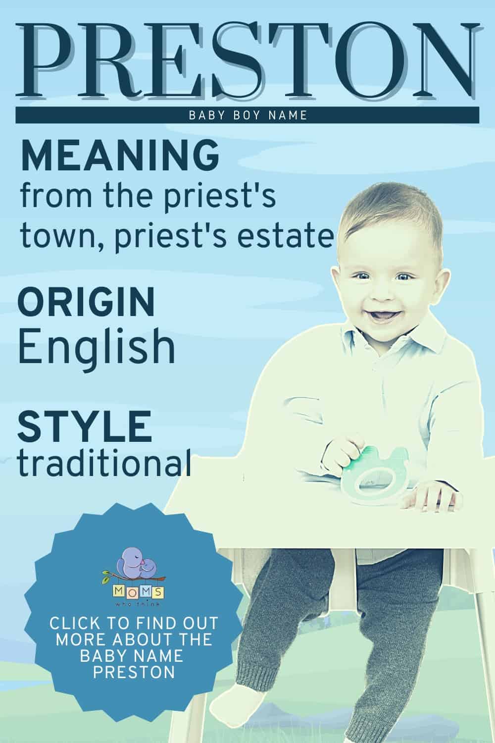 best middle name for preston
