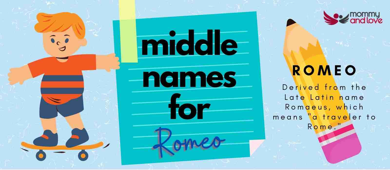best middle name for romeo