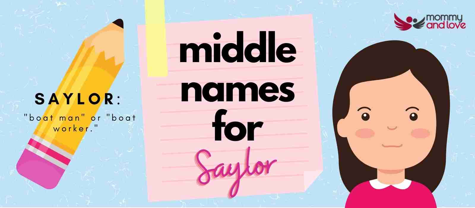 best middle name for saylor