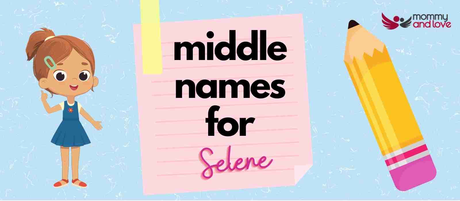 best middle name for selene