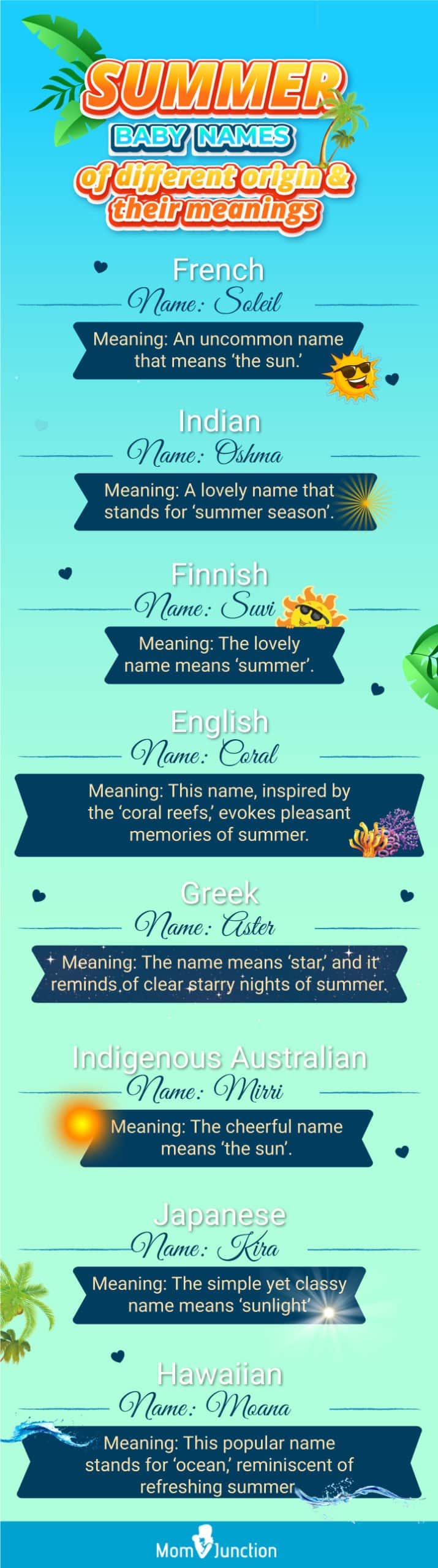 best middle name for summer