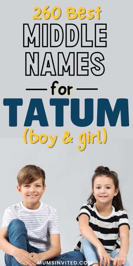 best middle name for tatum