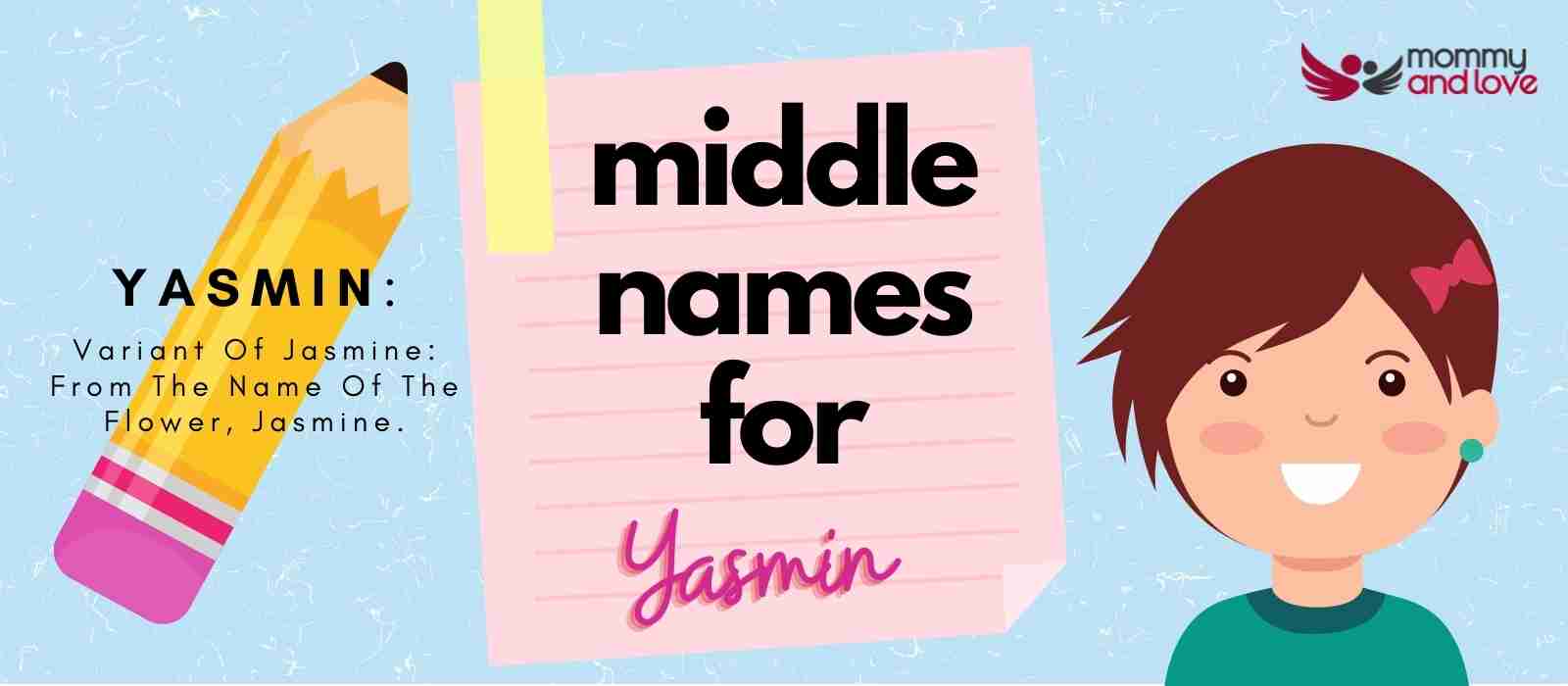 best middle name for yasmin