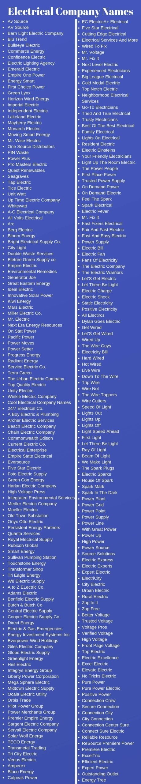 best name for electrical company scaled