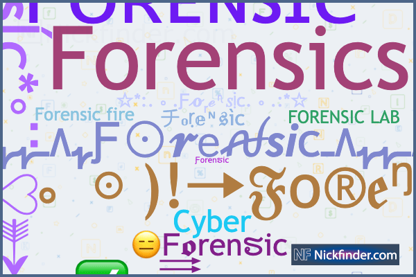 best name for forensic science