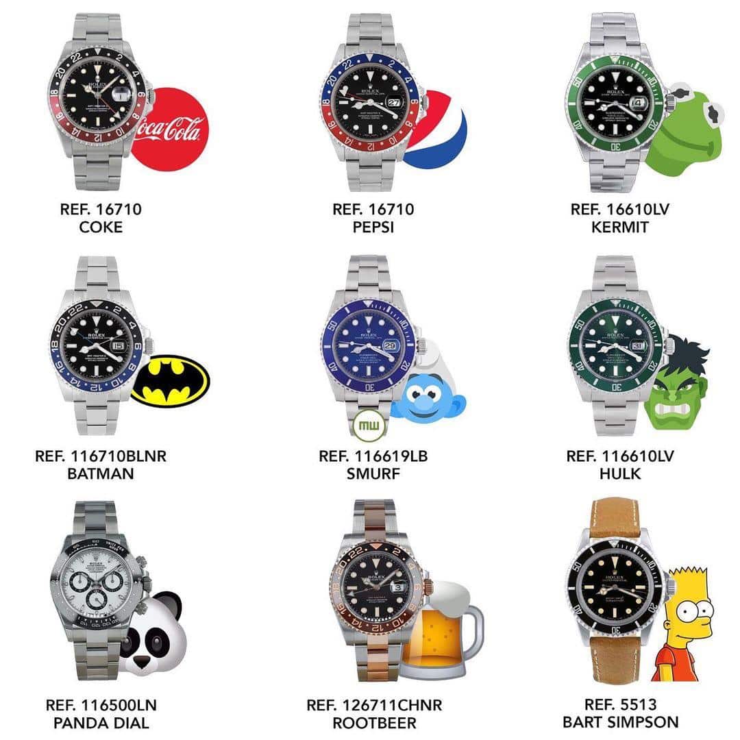 best nickname for rolex