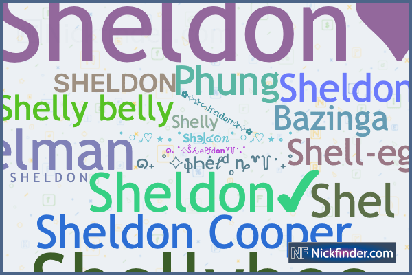best nickname for sheldon