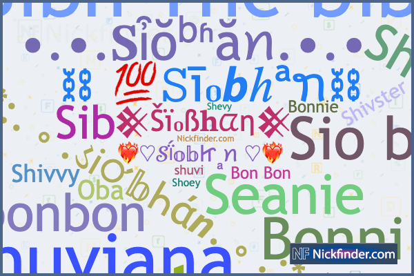 best nickname for siobhan