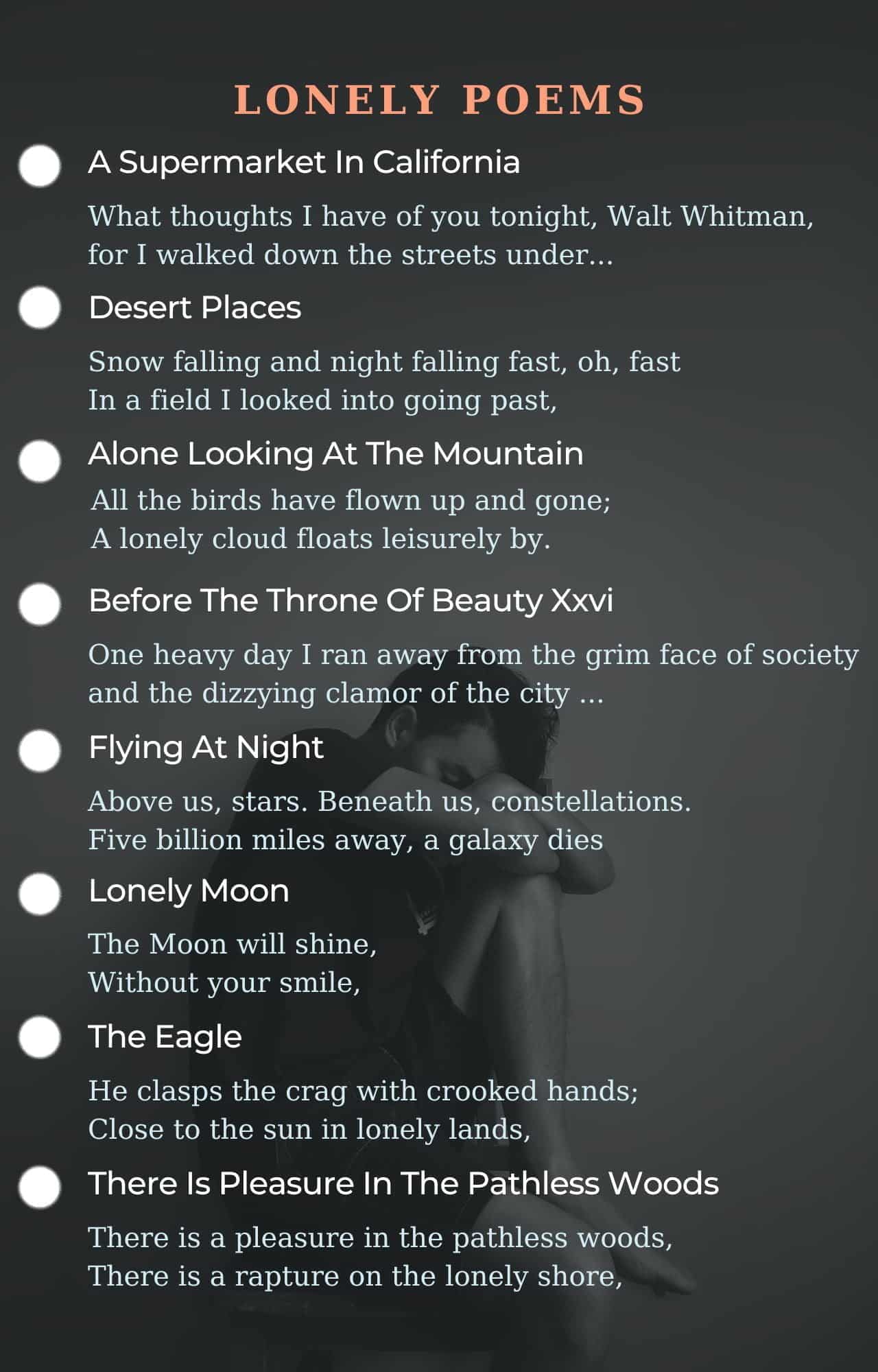 best poems about being alone