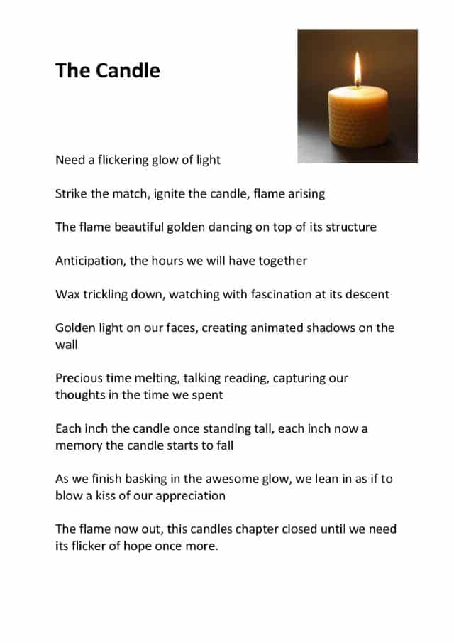 best poems about candles