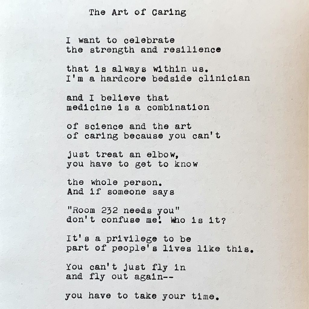 best poems about caring