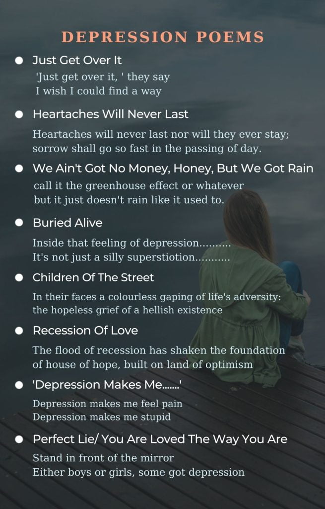 best poems about depression and pain