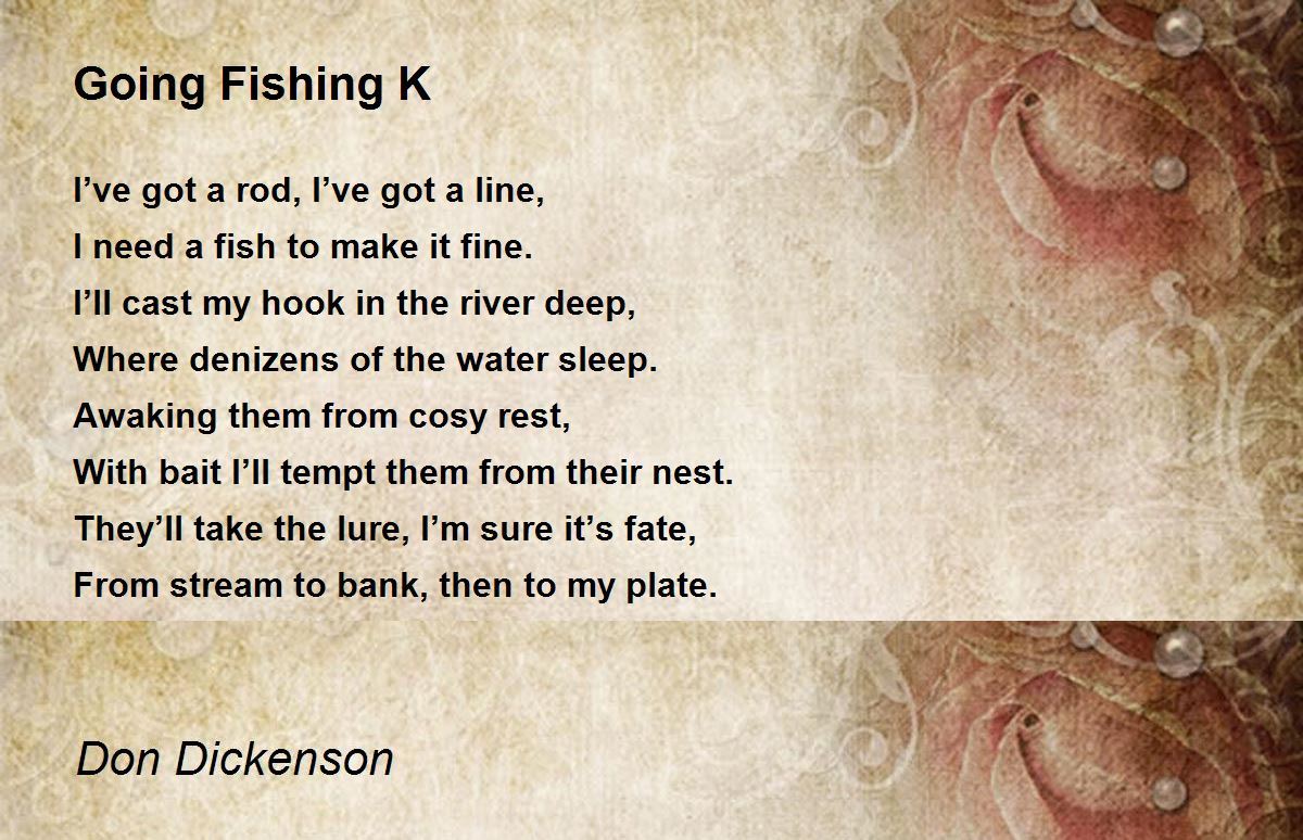 best poems about fishing