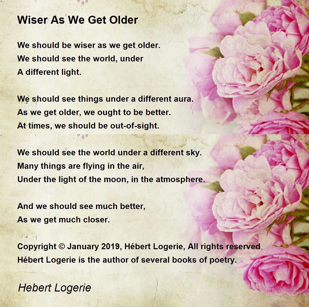 best poems about getting older and wiser