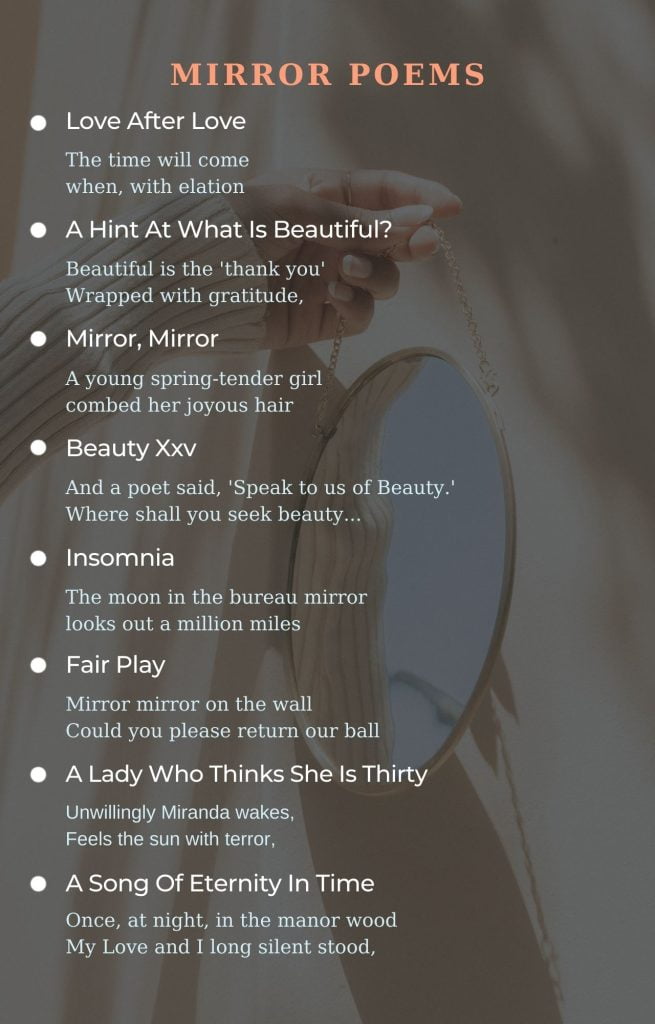 best poems about mirrors