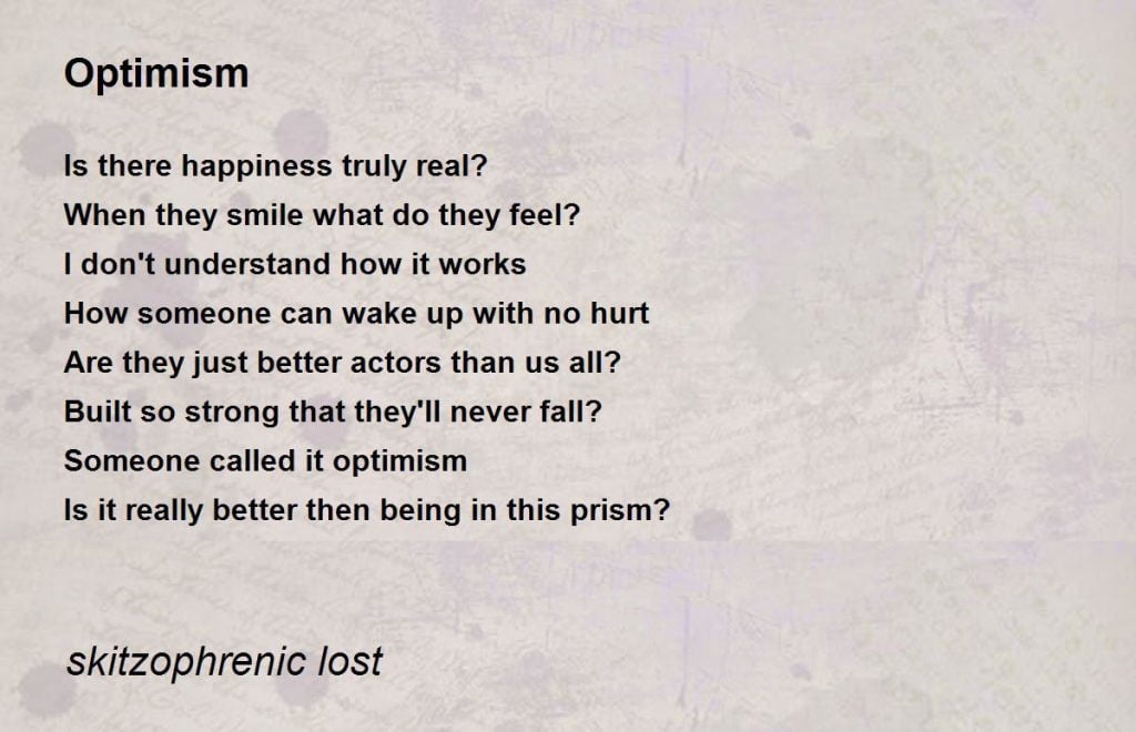 best poems about optimism